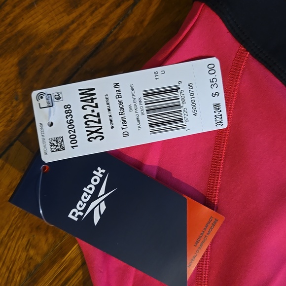 Reebok Sports Bra in Plus Size 3XL - Picture 2 of 5